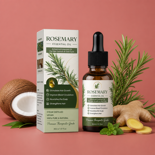 Rosemary & Ginger Hair Care Oil – Nourishing Formula For Stronger-Looking Hair