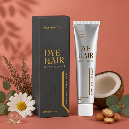Silver Blonde Hair Dye Cream – Long-Lasting Cool Tone Color Treatment