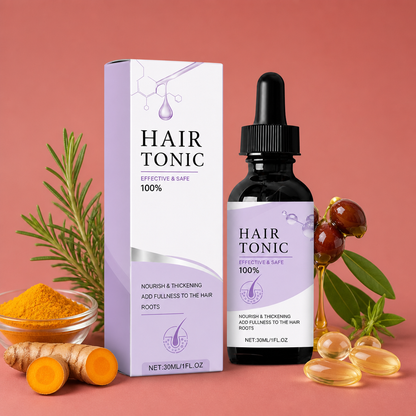 Turmeric & Rosemary Scalp Care Oil – Nourishing Hair Treatment Formula