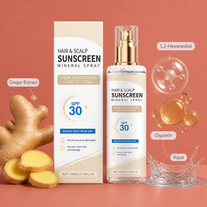 Ginger Scalp Care Spray – Refreshing Botanical Hair Nourishment Formula