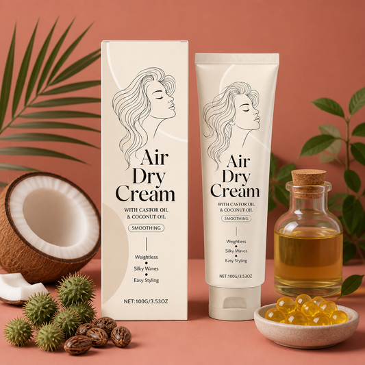 Air Dry Hair Cream – Lightweight Nourishing Styling For Soft Waves