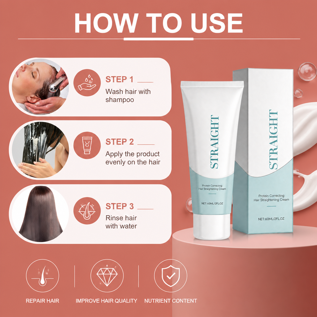 Protein Hair Smoothing Treatment – Nourishing Formula For Silky Hair