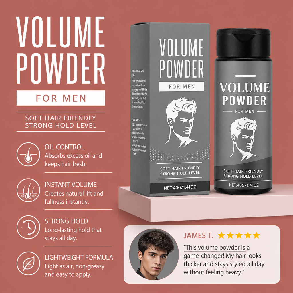 Oil Absorbing Hair Powder – Lightweight Formula For Fresh Voluminous Hair