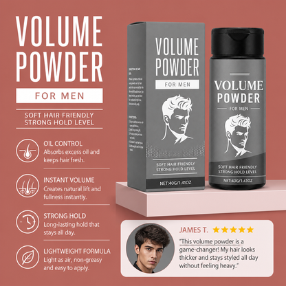 Oil Absorbing Hair Powder – Lightweight Formula For Fresh Voluminous Hair