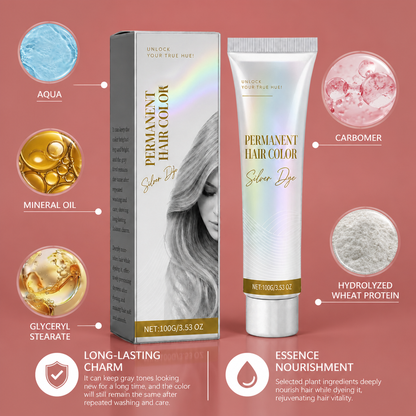 Long-Lasting Gray Hair Dye – Nourishing Color Formula For Smooth Hair