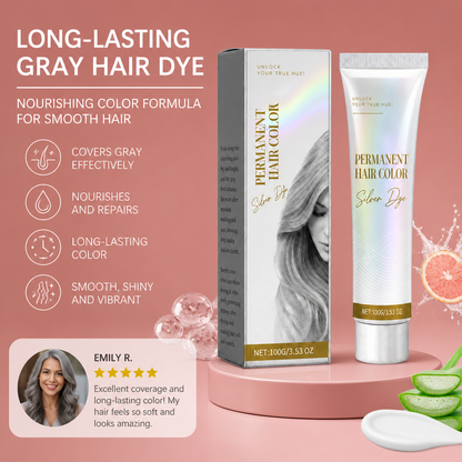 Long-Lasting Gray Hair Dye – Nourishing Color Formula For Smooth Hair