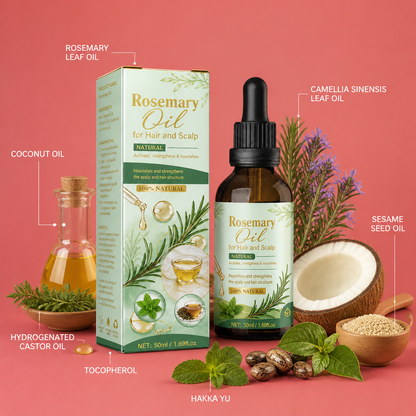 Rosemary & Botanical Hair Growth Essence – Nourishing Scalp Care Oil