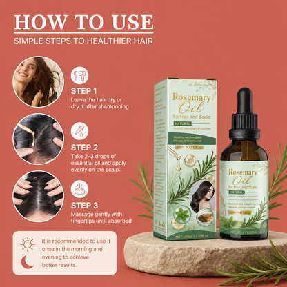Rosemary & Botanical Hair Growth Essence – Nourishing Scalp Care Oil
