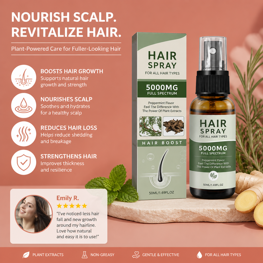 Rosemary & Ginger Scalp Essence – Botanical Care For Fuller-Looking Hair