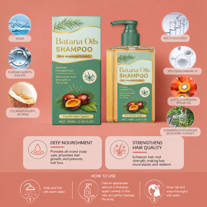 Rosemary Repair Shampoo – Nourishing Cleanse For Stronger-Looking Hair