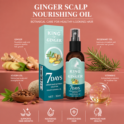 Ginger Scalp Nourishing Oil – Botanical Care For Healthy-Looking Hair