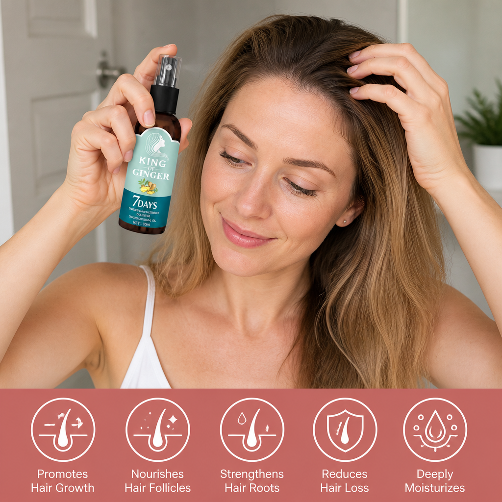 Ginger Scalp Nourishing Oil – Botanical Care For Healthy-Looking Hair