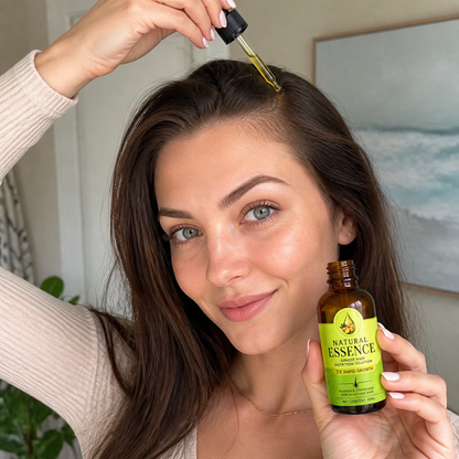 Herbal Hair Nourishing Oil – Ginger & Rosemary Scalp Formula