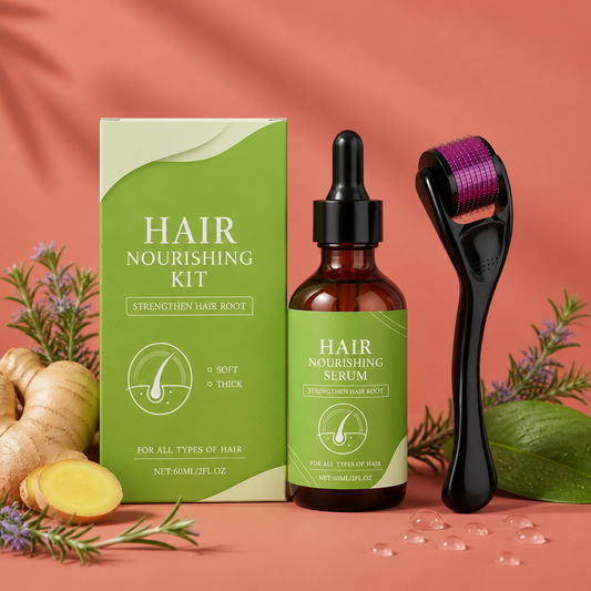 Ginger & Rosemary Hair Nourishing Serum – Botanical Scalp Care Formula