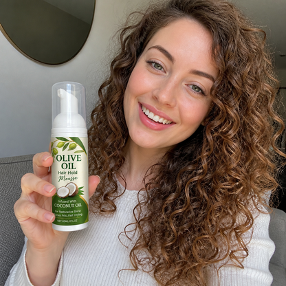 Olive Oil Hair Hold Mousse – Lightweight Styling And Nourishing Formula