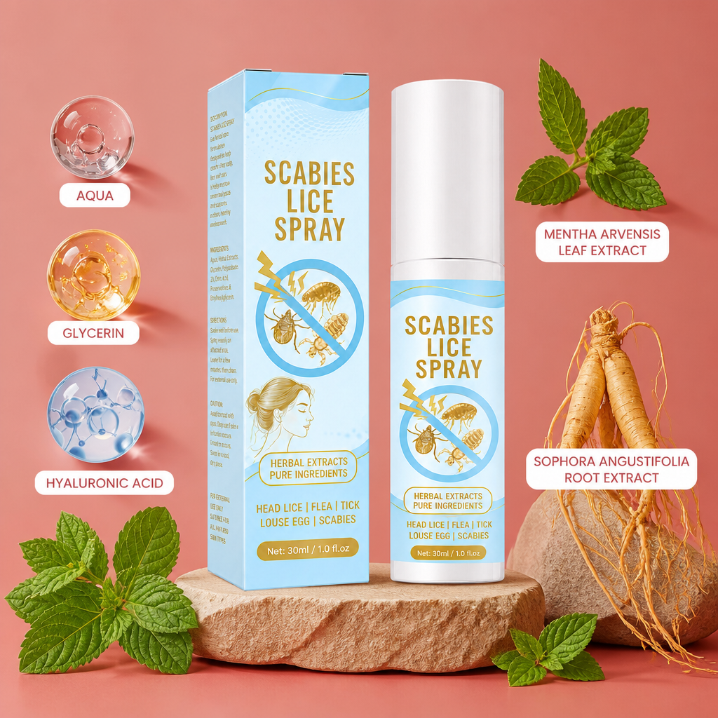 Natural Lice Removal Spray – Gentle Scalp And Hair Care Formula