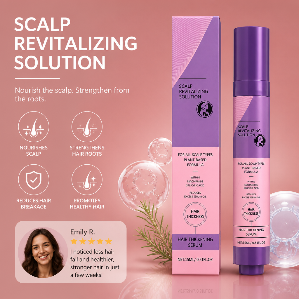 Scalp Revitalizing Serum – Nourishing Formula For Healthier-Looking Hair