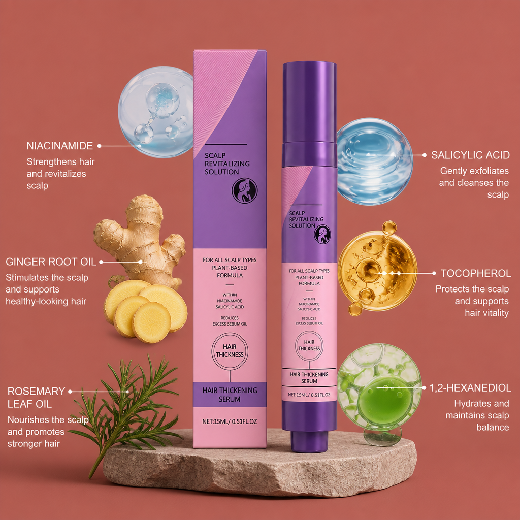 Scalp Revitalizing Serum – Nourishing Formula For Healthier-Looking Hair