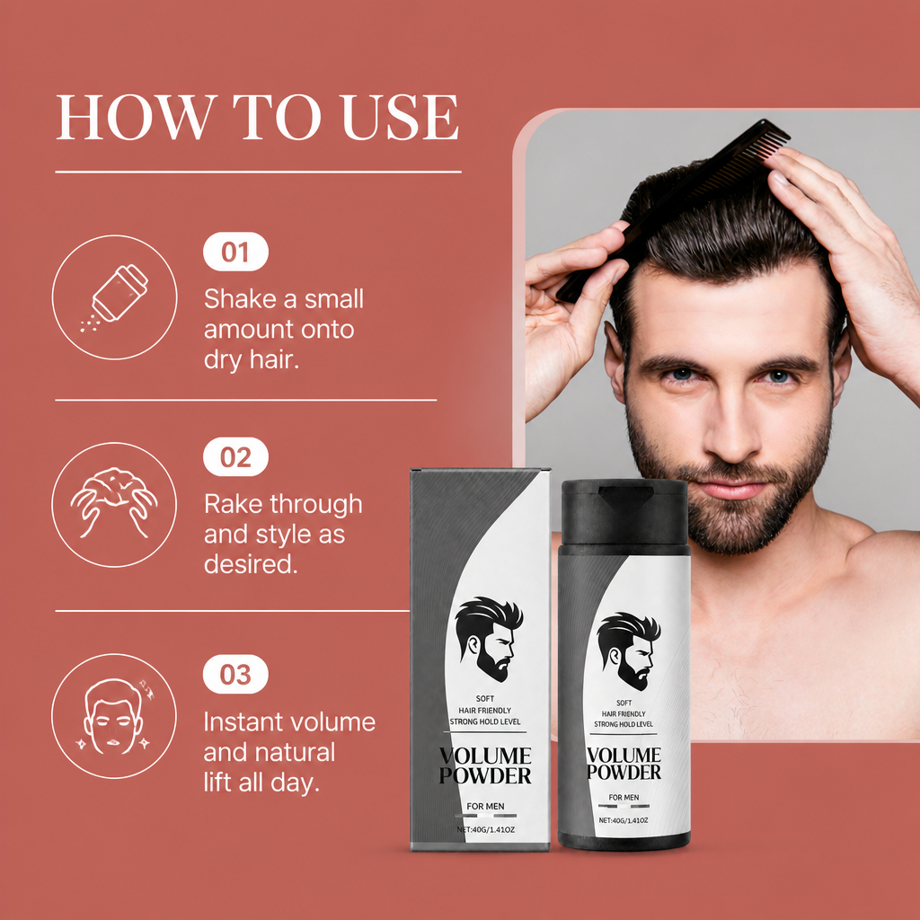 Volumizing Hair Styling Powder – Instant Texture And Natural Lift