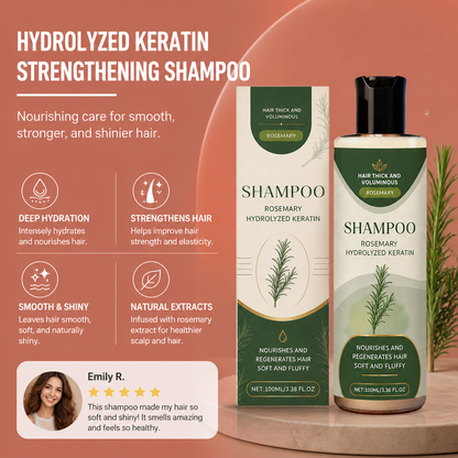 Hydrolyzed Keratin Strengthening Shampoo – Smooth And Shiny Hair Care