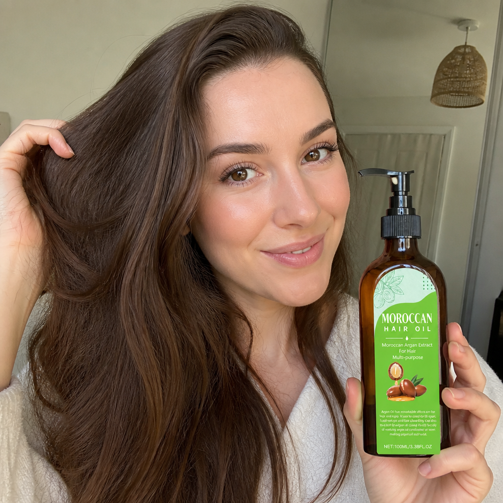 Moroccan Hair Oil For Nourished And Smooth Looking Hair