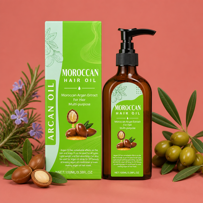 Moroccan Hair Oil For Nourished And Smooth Looking Hair