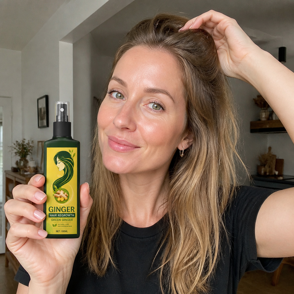 Ginger Hair Care Spray – Nourishing Formula For Fuller Looking Hair