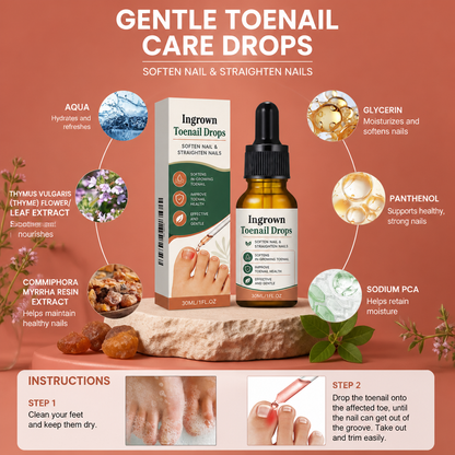 Gentle Toenail Care Drops – Soothing Formula For Comfortable Nail Care