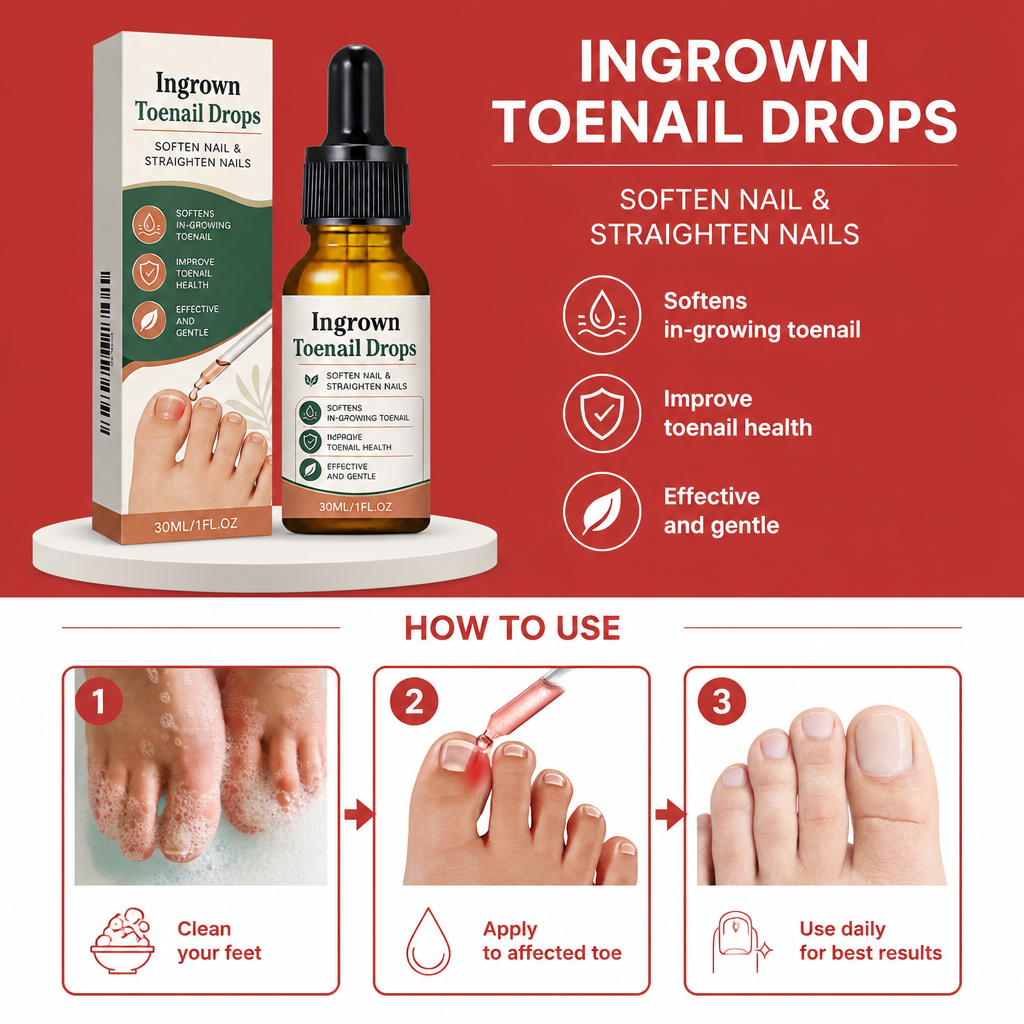Gentle Toenail Care Drops – Soothing Formula For Comfortable Nail Care