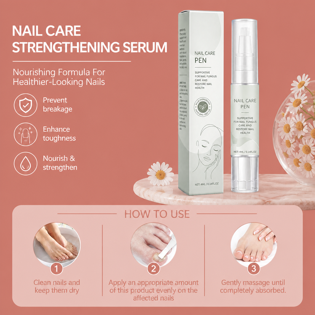 Nail Care Strengthening Serum – Nourishing Formula For Healthier-Looking Nails