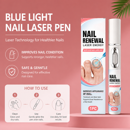 Blue Light Nail Care Pen – Compact Tool For Nail Maintenance