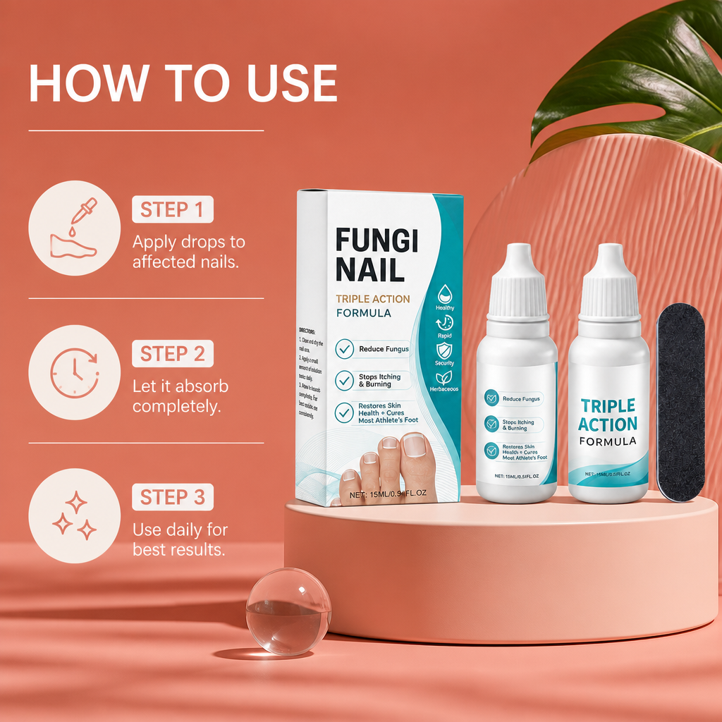 Fungi Nail Care Drops – Lightweight Formula For Daily Nail Care
