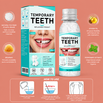 Temporary Tooth Repair Beads – Moldable Dental Filling Solution