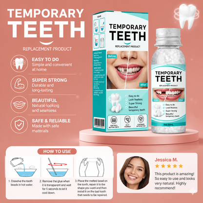 Temporary Tooth Repair Beads – Moldable Dental Filling Solution