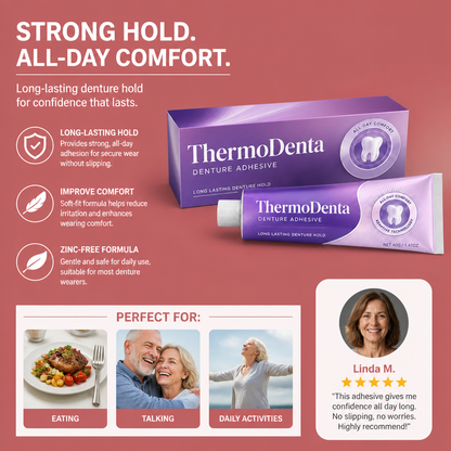 Denture Adhesive Cream – Long-Lasting Hold For Comfortable Wear