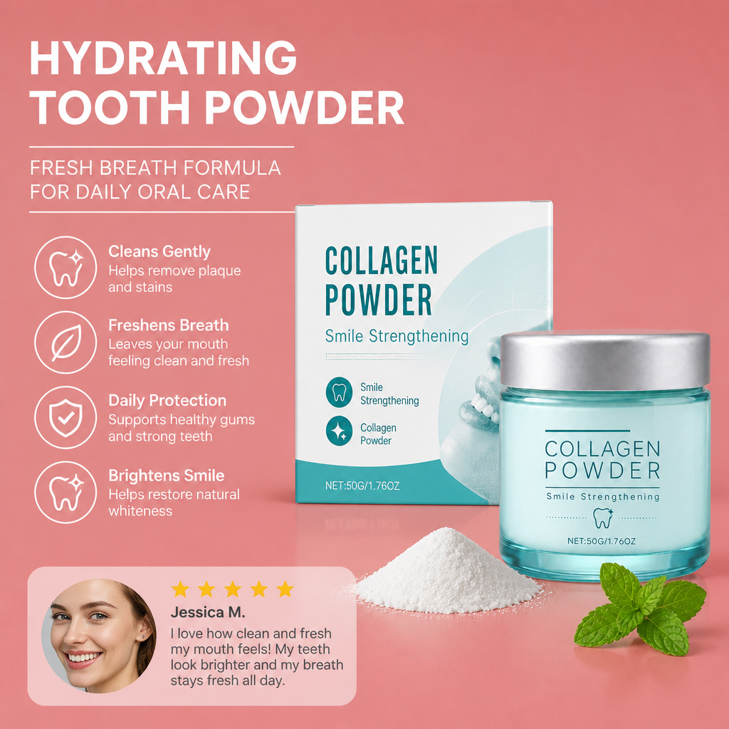 Hydrating Tooth Powder – Fresh Breath Formula For Daily Oral Care