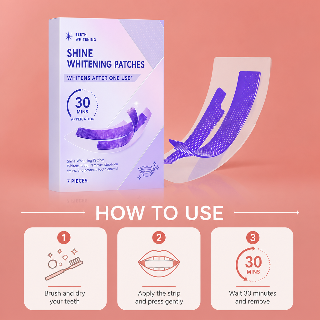 Hydrogel Teeth Whitening Strips – Gentle Smile Brightening Care