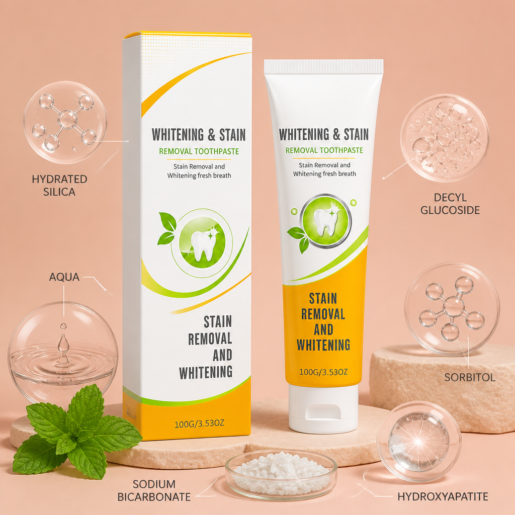 Whitening Toothpaste – Gentle Stain Removal for a Fresh Smile
