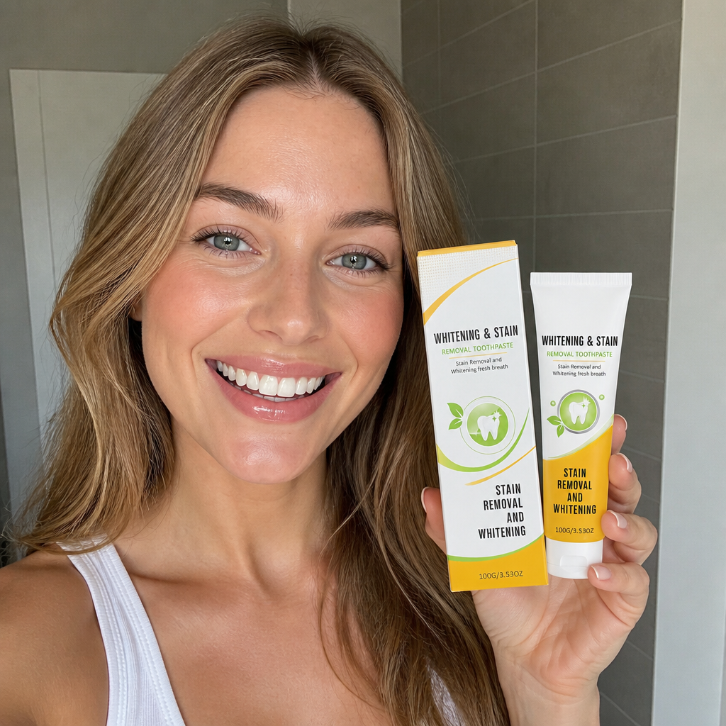Whitening Toothpaste – Gentle Stain Removal for a Fresh Smile