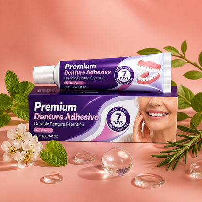 Premium Denture Adhesive – Strong Hold for Comfortable Denture Wear