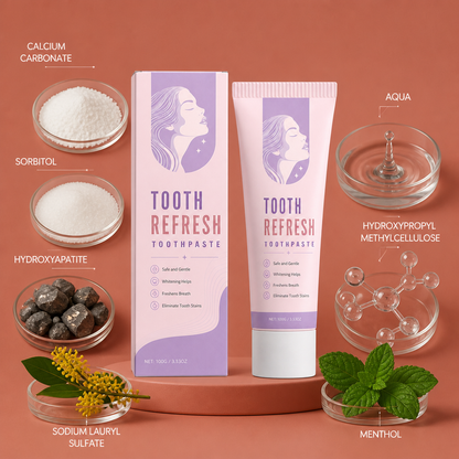 Refreshing Whitening Toothpaste – For A Brighter Smile & Fresh Breath