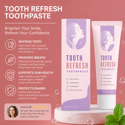 Refreshing Whitening Toothpaste – For A Brighter Smile & Fresh Breath