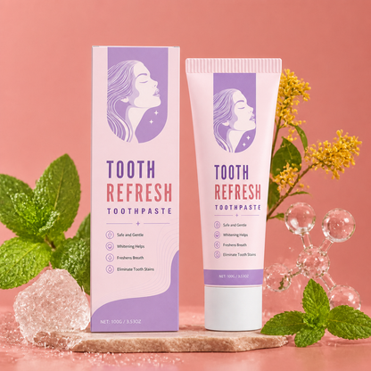 Refreshing Whitening Toothpaste – For A Brighter Smile & Fresh Breath