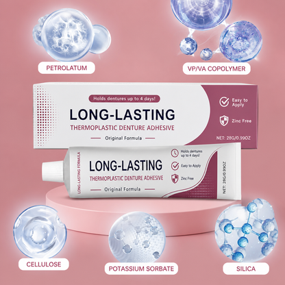 Denture Adhesive Cream – Comfortable Hold For Secure Daily Wear