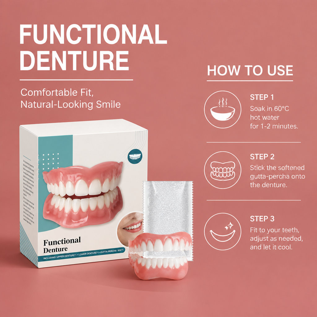 Functional Dentures – Comfortable Fit For A Natural-Looking Smile