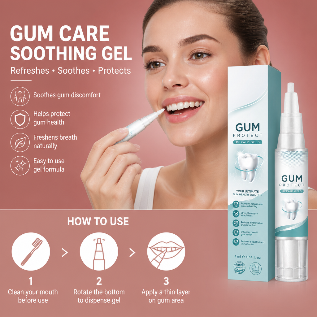 Gum Care Soothing Gel – Refreshing Daily Oral Care Formula