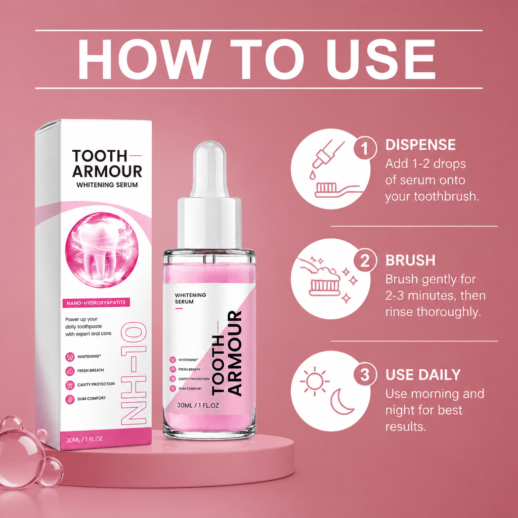 Nano Hydroxyapatite Tooth Serum – Gentle Daily Whitening & Gum Care