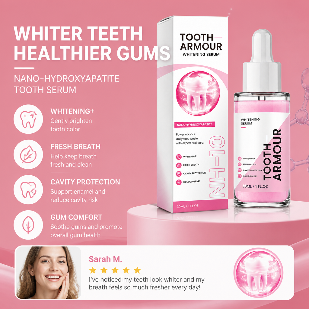 Nano Hydroxyapatite Tooth Serum – Gentle Daily Whitening & Gum Care