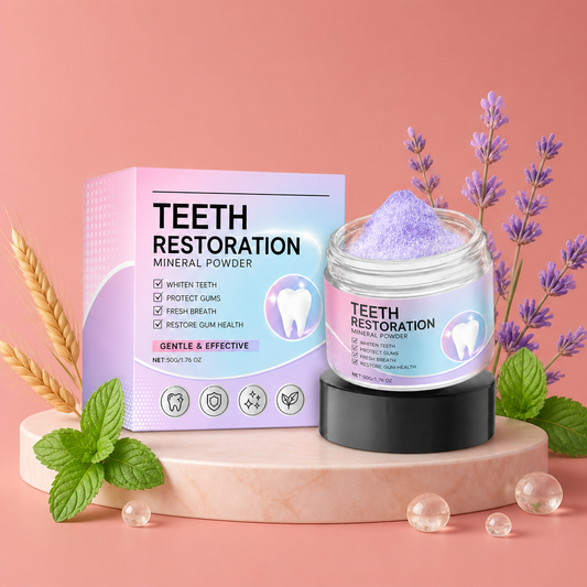 Mineral Teeth Whitening Powder – Gentle Daily Oral Care Formula