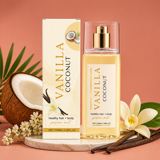 Vanilla Coconut Hair & Body Perfume Mist – Soft Scent For Daily Elegance